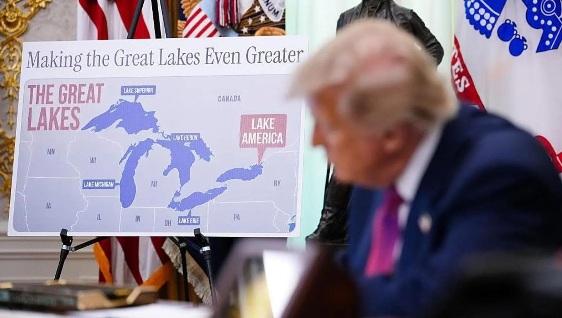 Lago Ontario diventa 'Lake America': Google Maps segue Trump
