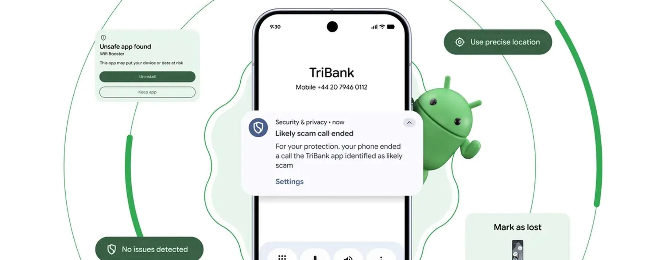 Android: nuove protezioni contro truffe e furti