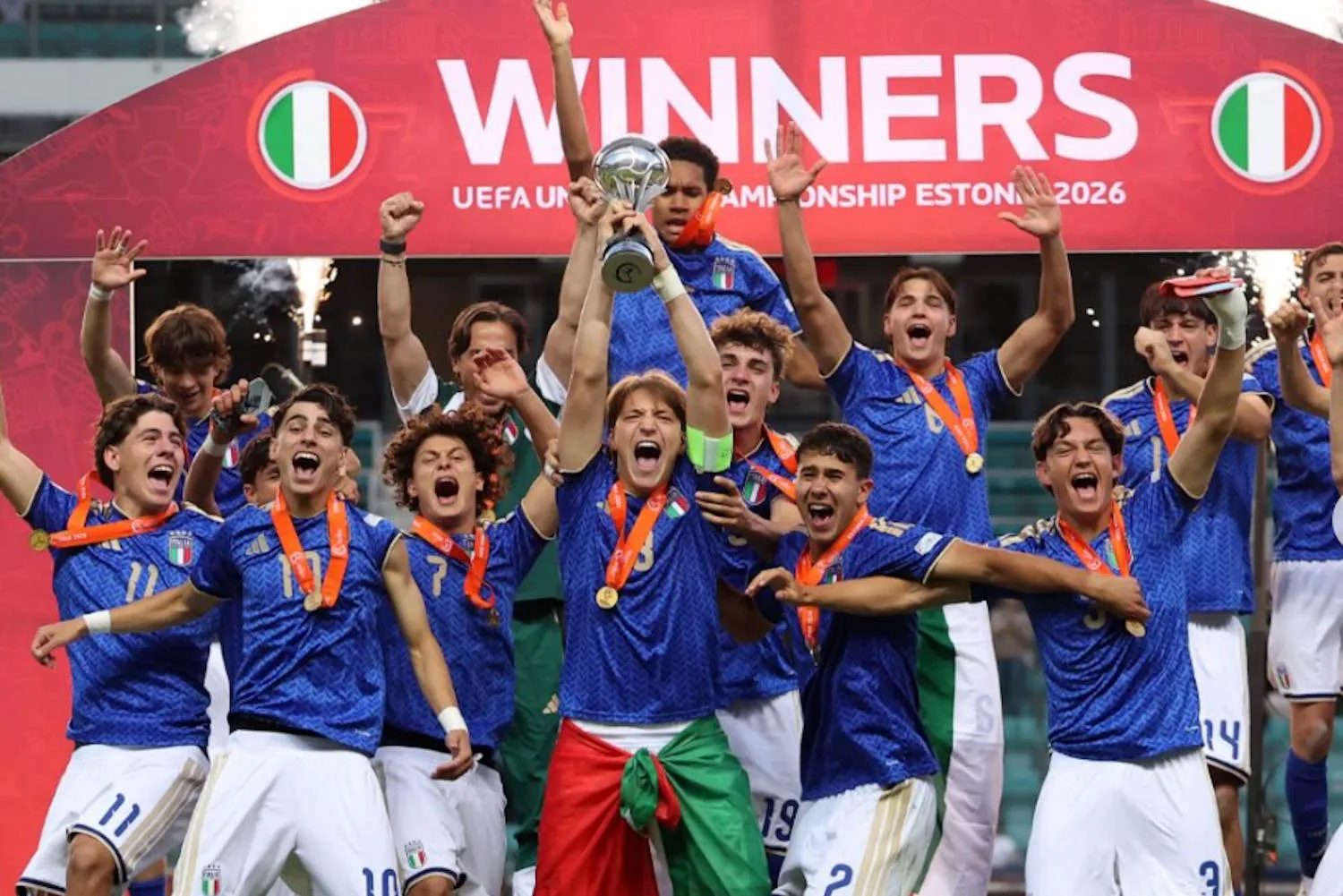 Campioni d’Europa! Ecco la Nazionale di calcio che vince, è quella under 17, bravissimi ragazzi!