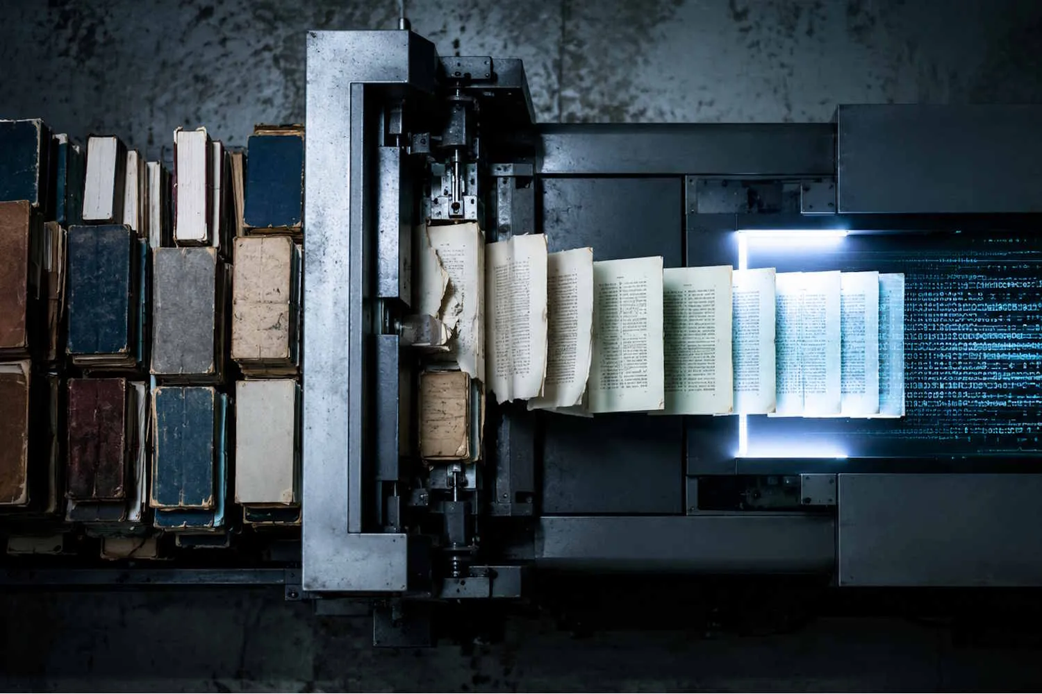 Per addestrare l’IA stiamo letteralmente facendo a pezzi milioni di libri: il lato oscuro della corsa ai dati