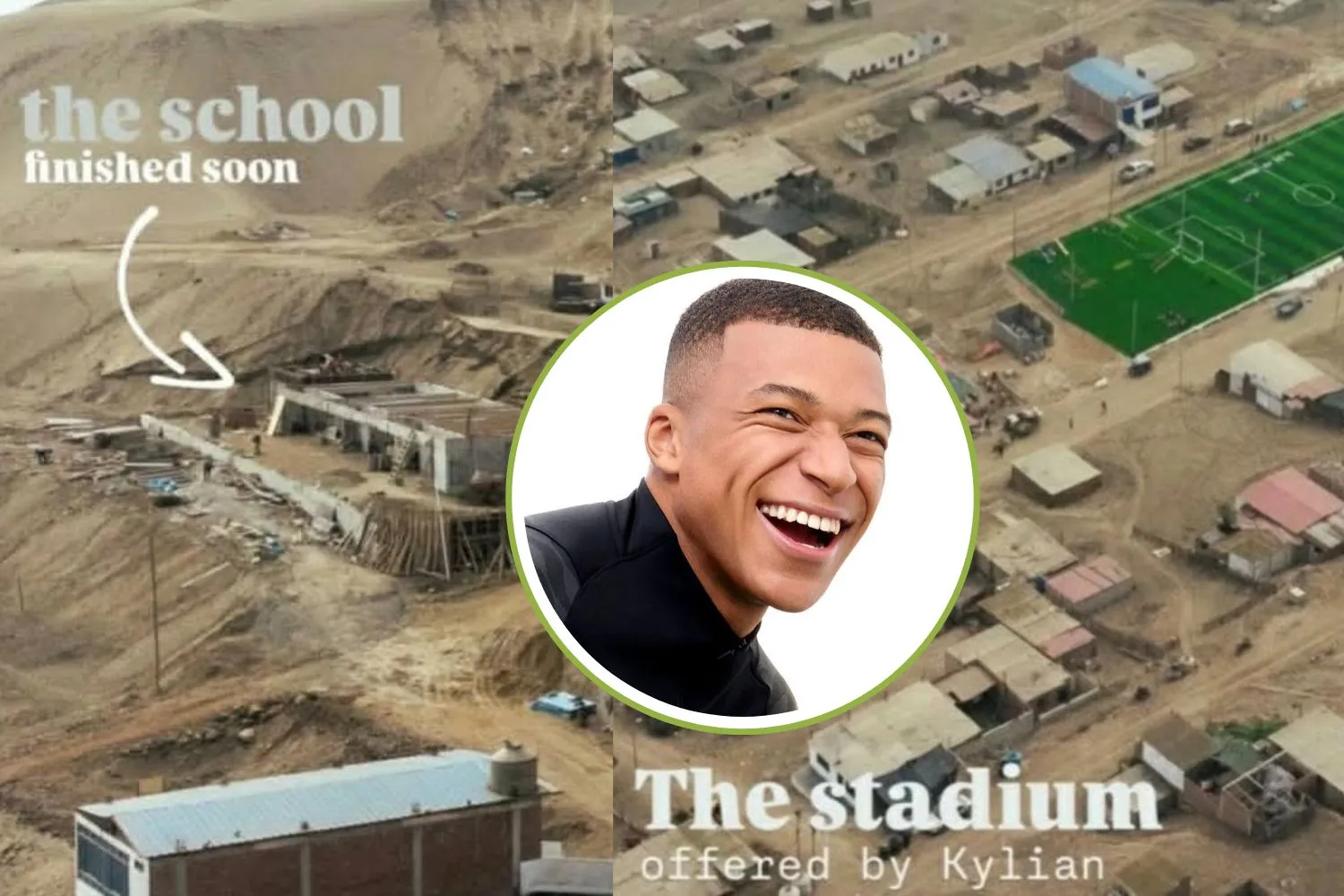 Campione fuori e dentro il campo: la fondazione di Mbappé sta costruendo scuole e campi da calcio nelle aree più povere del Perù