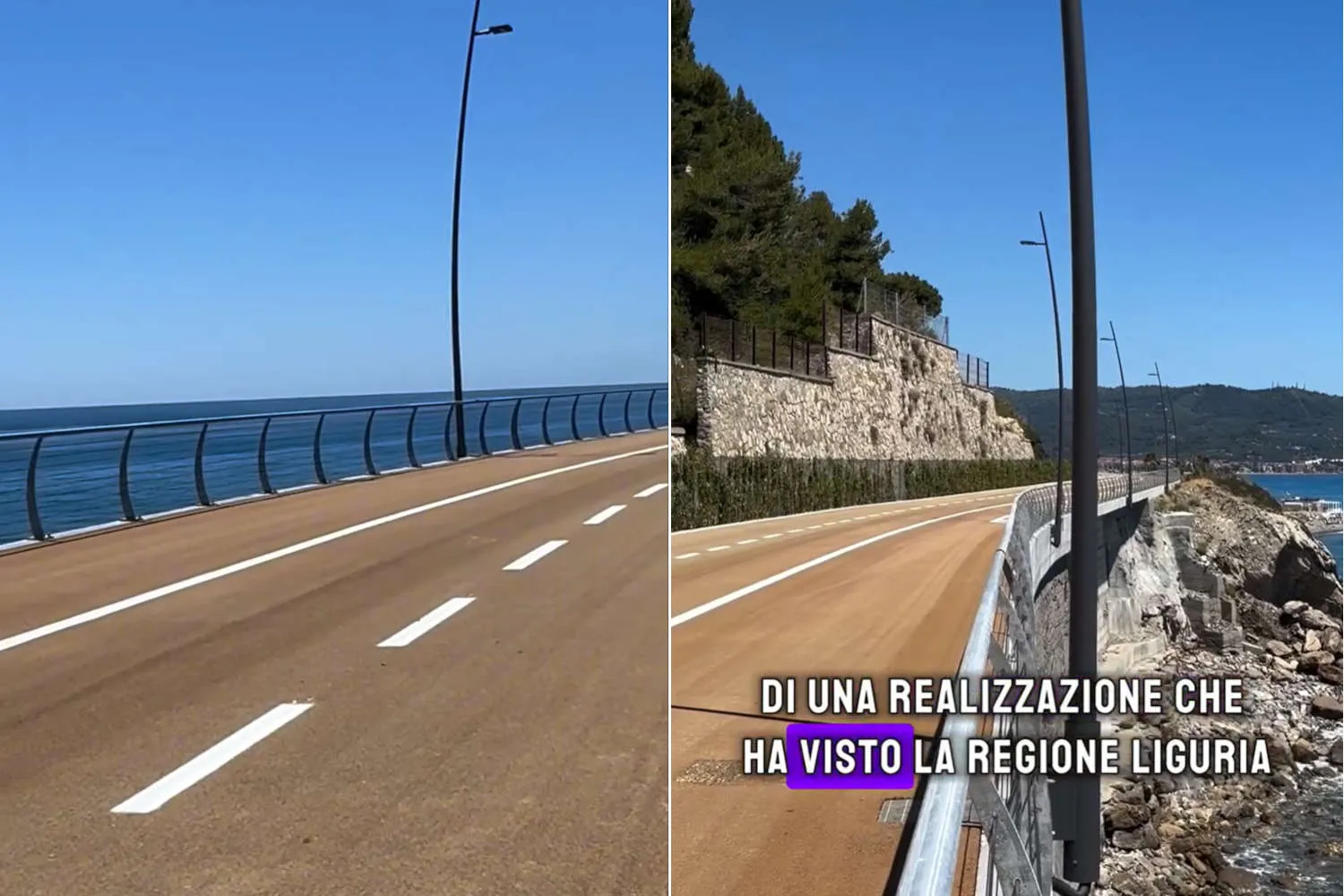 L’incompiuta non lo è più: domani sarà inaugurata la spettacolare ciclovia a picco sul mare che collega Imperia e Diano Marina