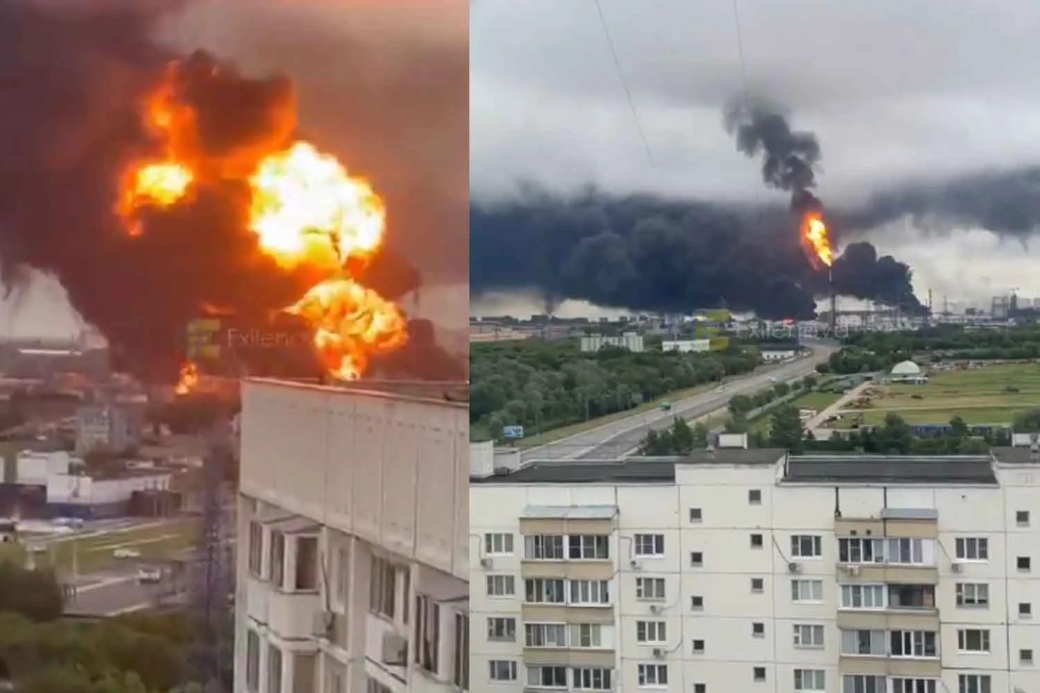 Droni ucraini su Mosca, colpita la raffineria di Kapotnja: a fuoco uno degli impianti petroliferi più grandi della Russia