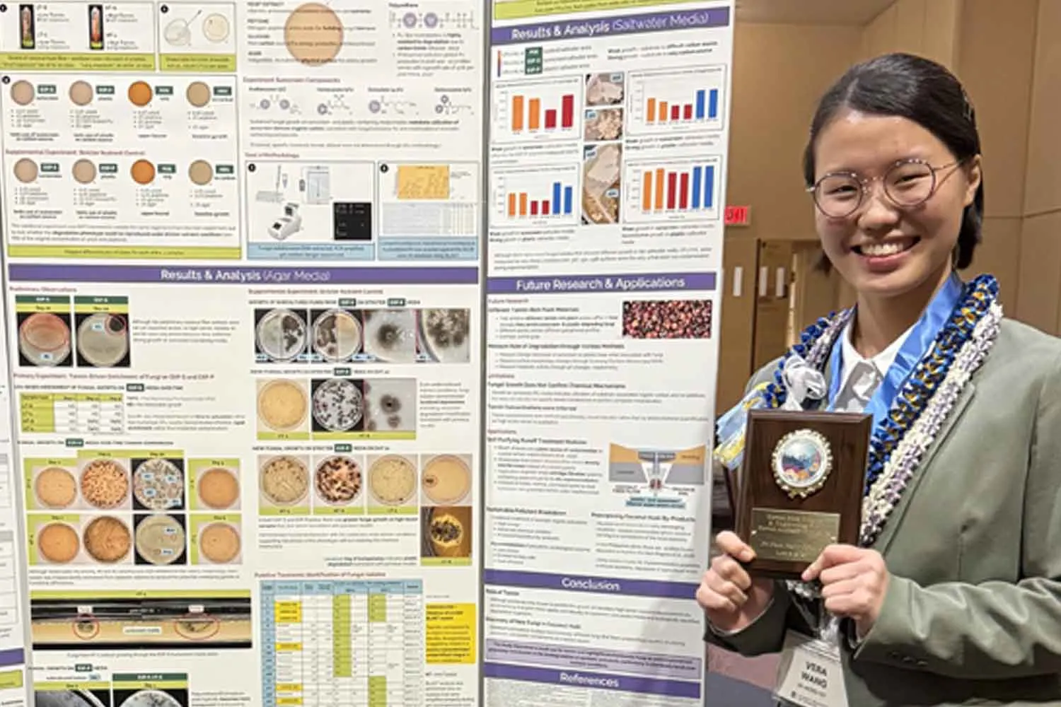 Questa studentessa adolescente ha scoperto nei gusci di cocco funghi capaci di degradare sia la plastica che le creme solari dal mare