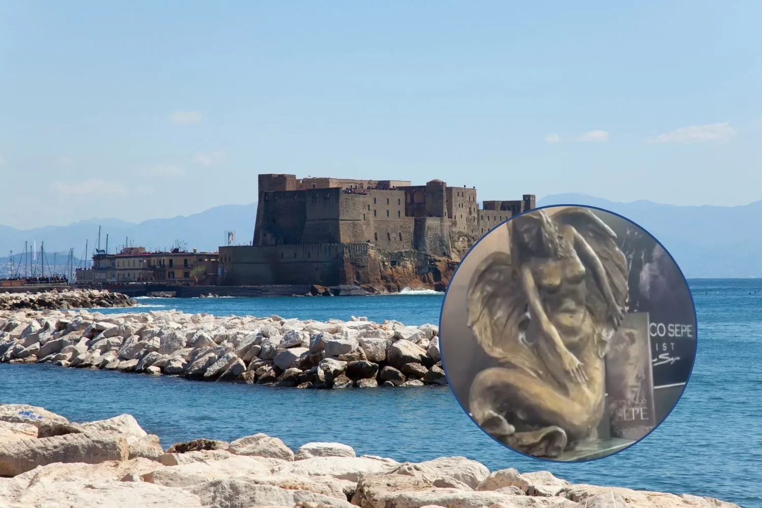 Napoli avrà il suo primo museo subacqueo: oltre 10 sculture saranno immerse davanti a Castel dell'Ovo