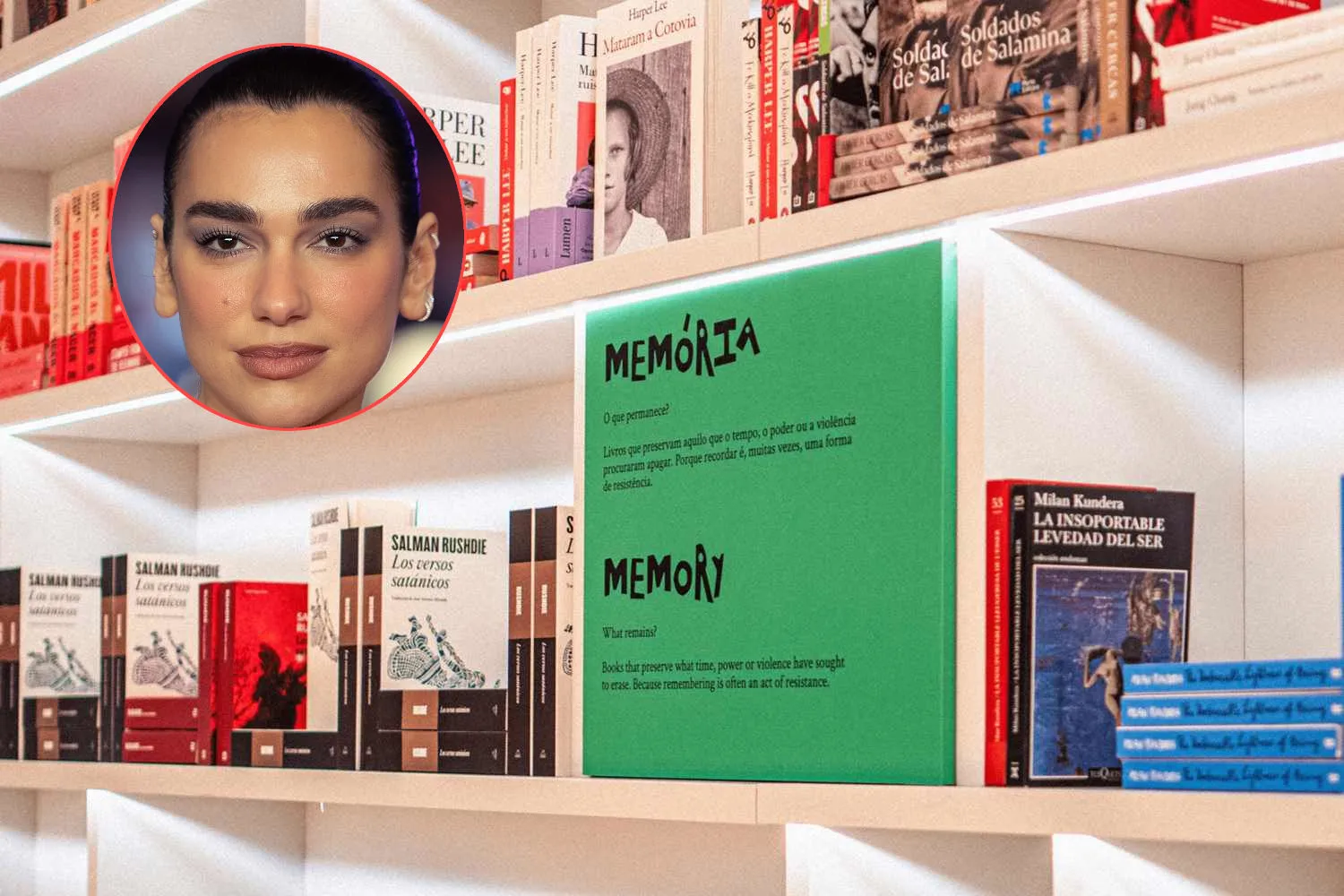 Dua Lipa ha aperto una biblioteca dei libri proibiti nell’iconica libreria che ispirò Harry Potter
