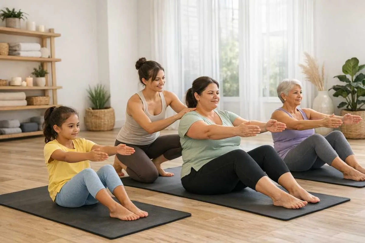 Pilates per ogni età: come cambia tra bambini, adulti e over 50