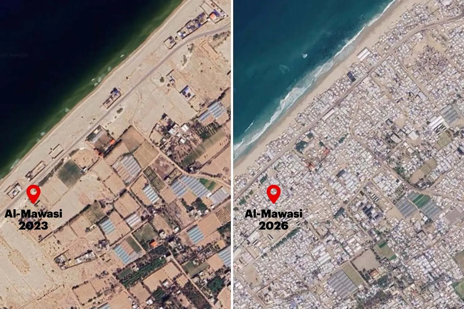 Le nuove immagini di Google Maps da Gaza fanno impressione: cosa resta dopo tre anni di guerra