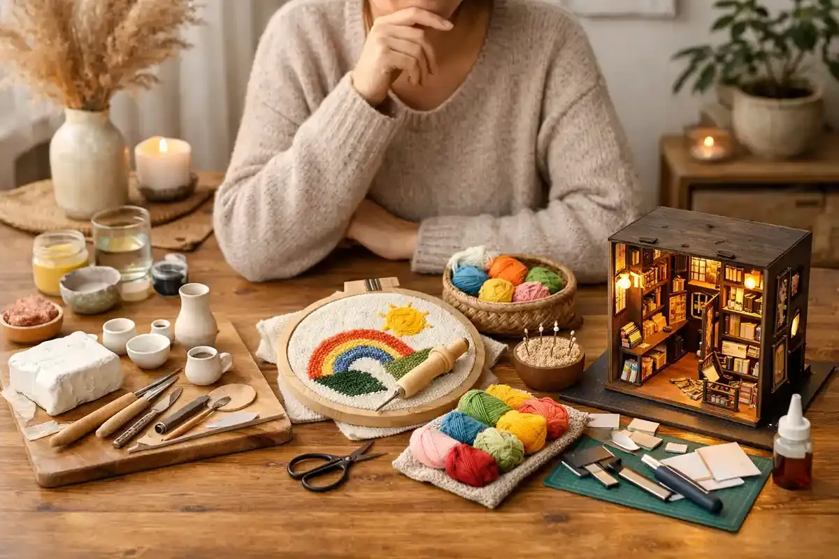 Argilla, punch needle o book nook? Guida pratica a scegliere l’attività creativa giusta in base a tempo, budget e temperamento – Ecoblog