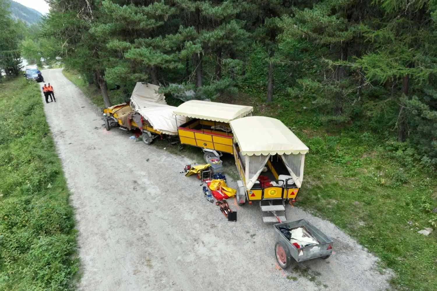 Carrozza trainata da cavalli si schianta contro un albero: una vittima e 12 feriti (di cui due gravissimi) in Svizzera