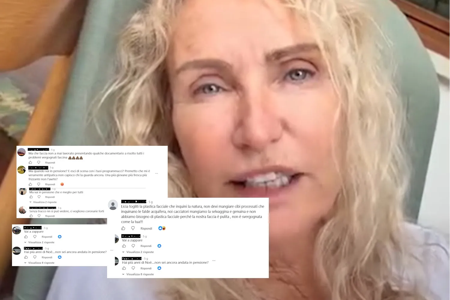 La risposta di Licia Colò agli insulti ricevuti sul web per la sua età è la più grande lezione sulla natura (dell'uomo) che ci ha dato