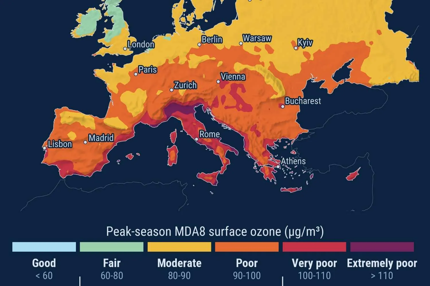 Dimentica il buco, perché l'ozono sta diventando un problema soprattutto nel Nord Italia