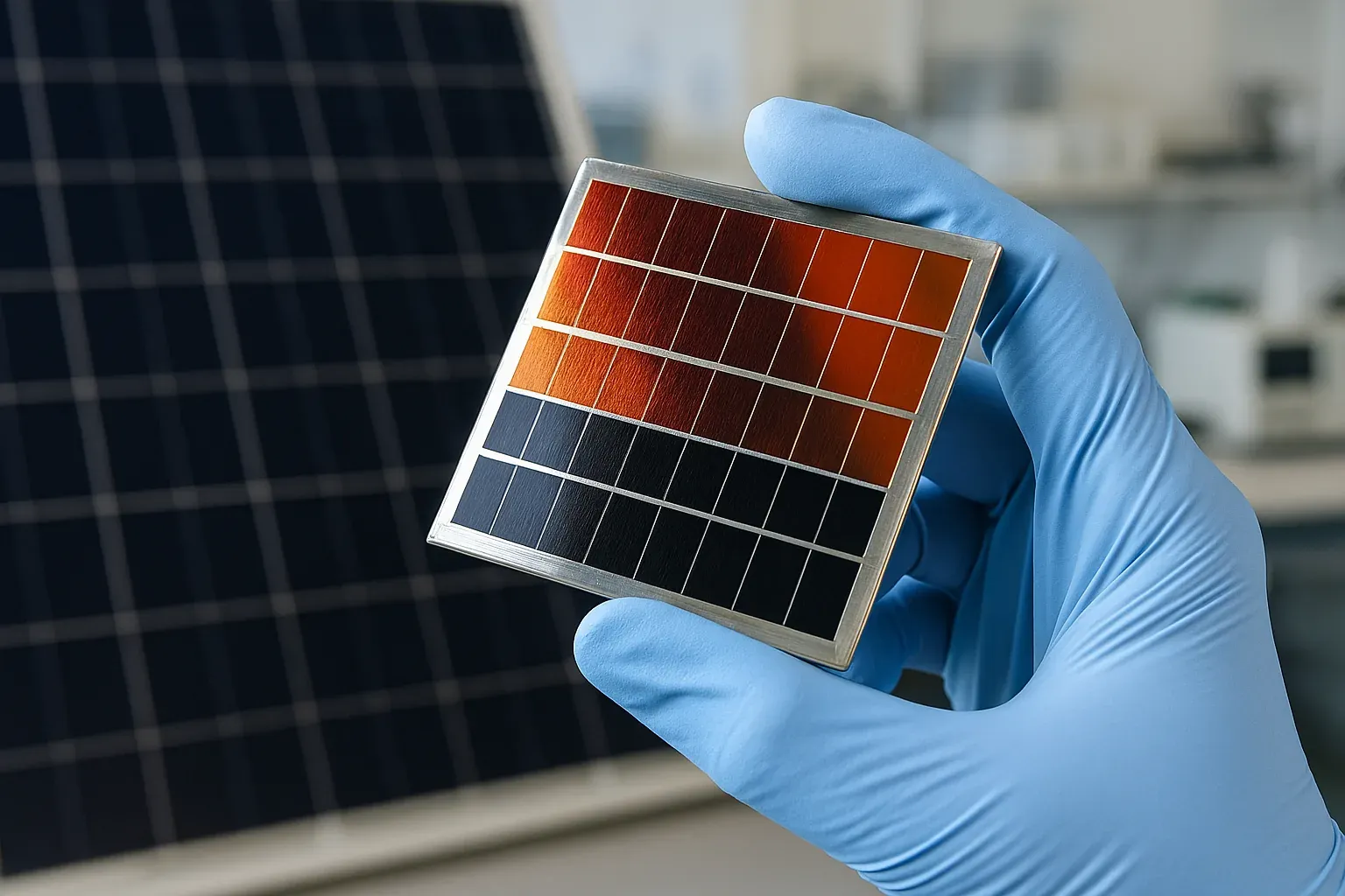 Celle solari tandem perovskite silicio: 35,5% efficienza