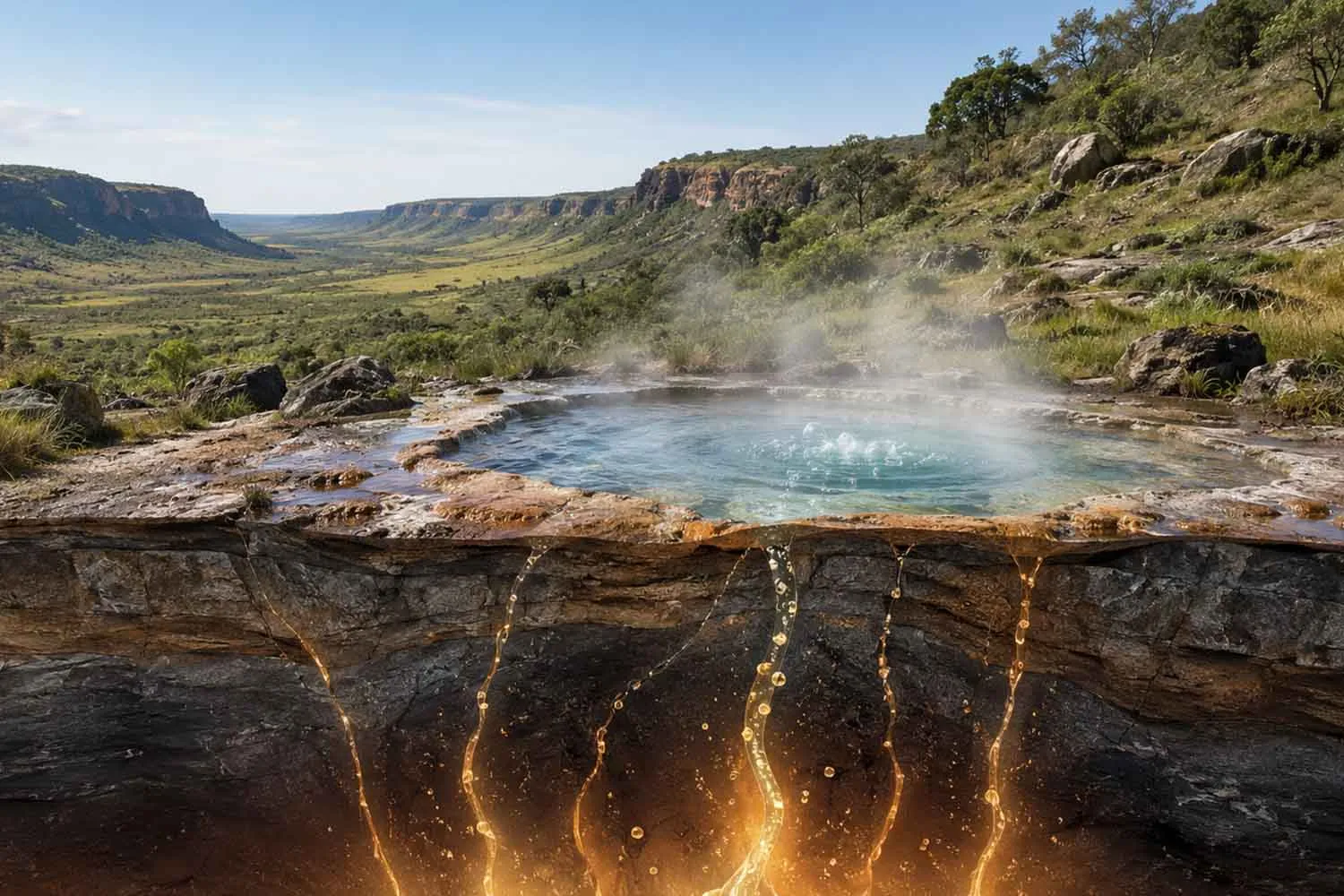 Potrebbe aprirsi una nuova faglia in Africa e l'elio sta fuoriuscendo dal sottosuolo