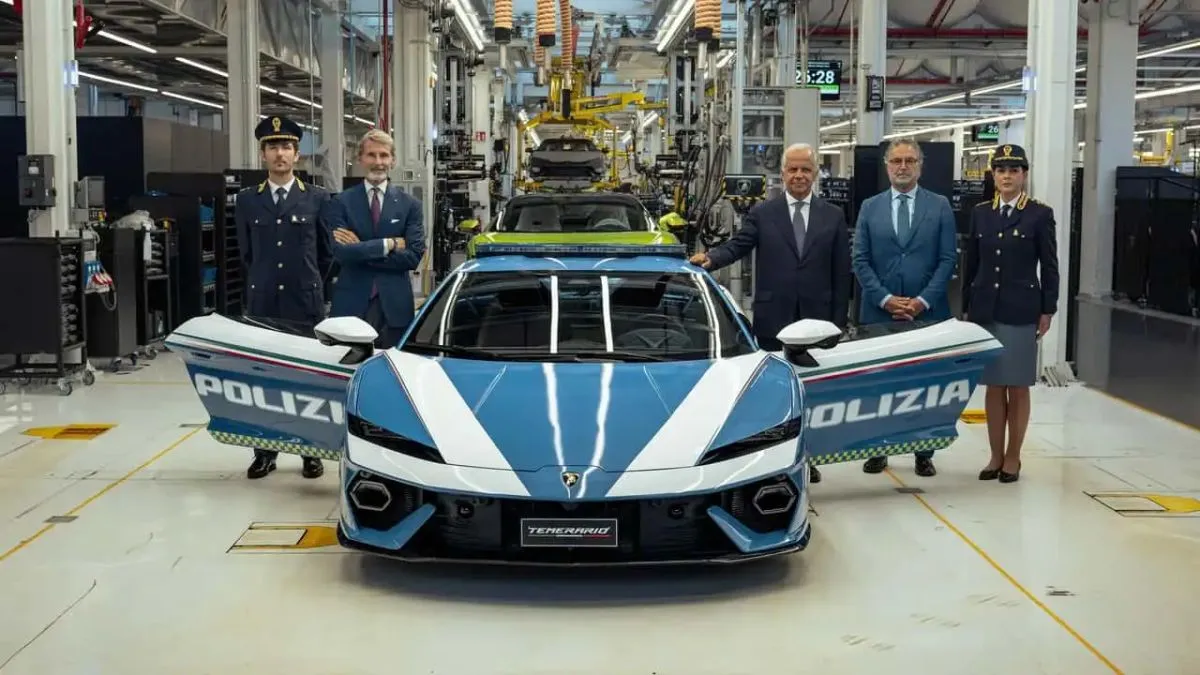 La Lamborghini Temerario veste la divisa della Polizia - HDmotori.it