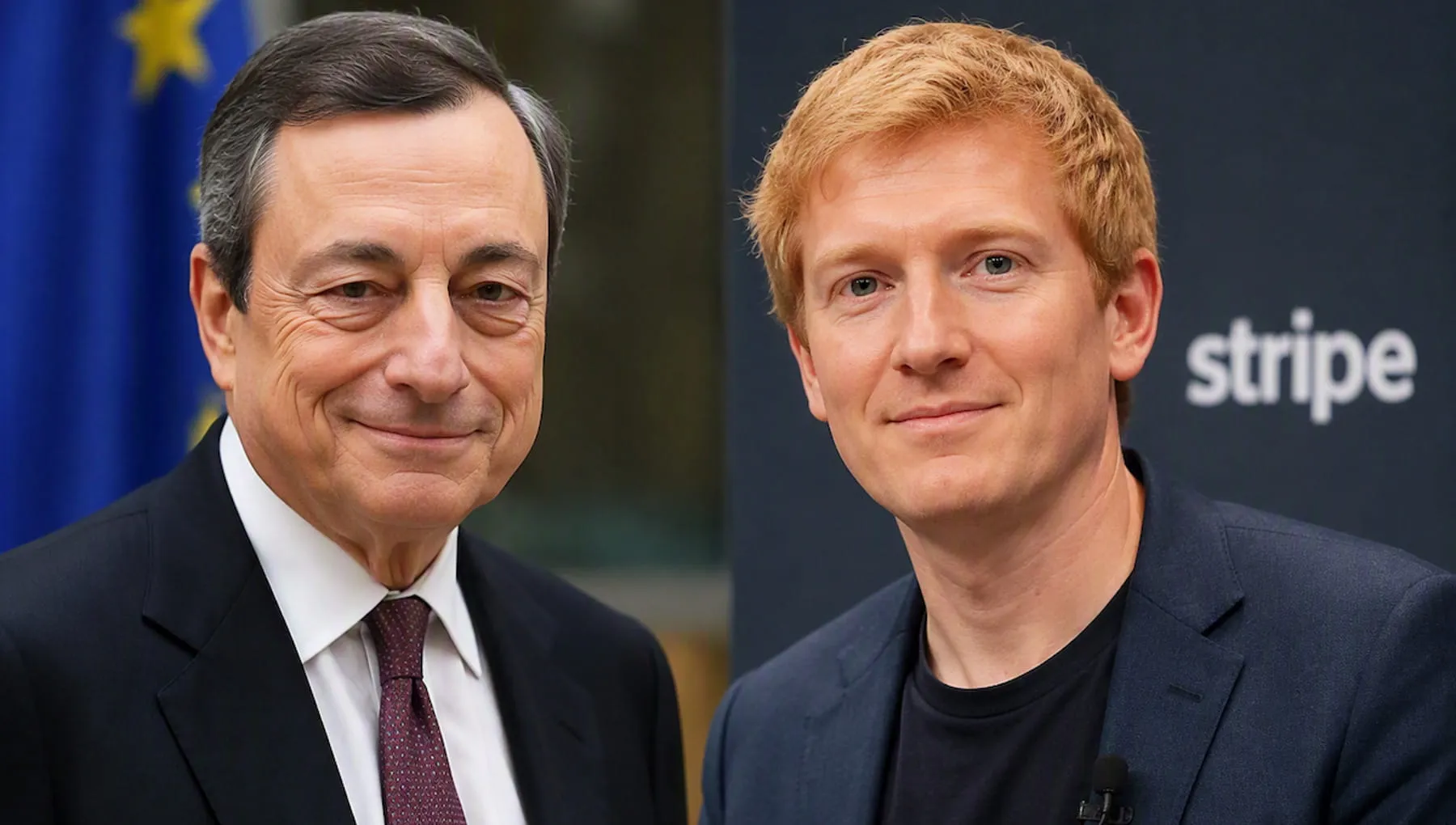 Patto Draghi-Collison (Stripe) per la rinascita tech d'Europa