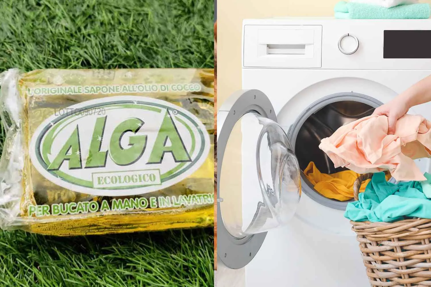 Sapone Alga in lavatrice: ecco l’errore più comune che può lasciare residui sui vestiti
