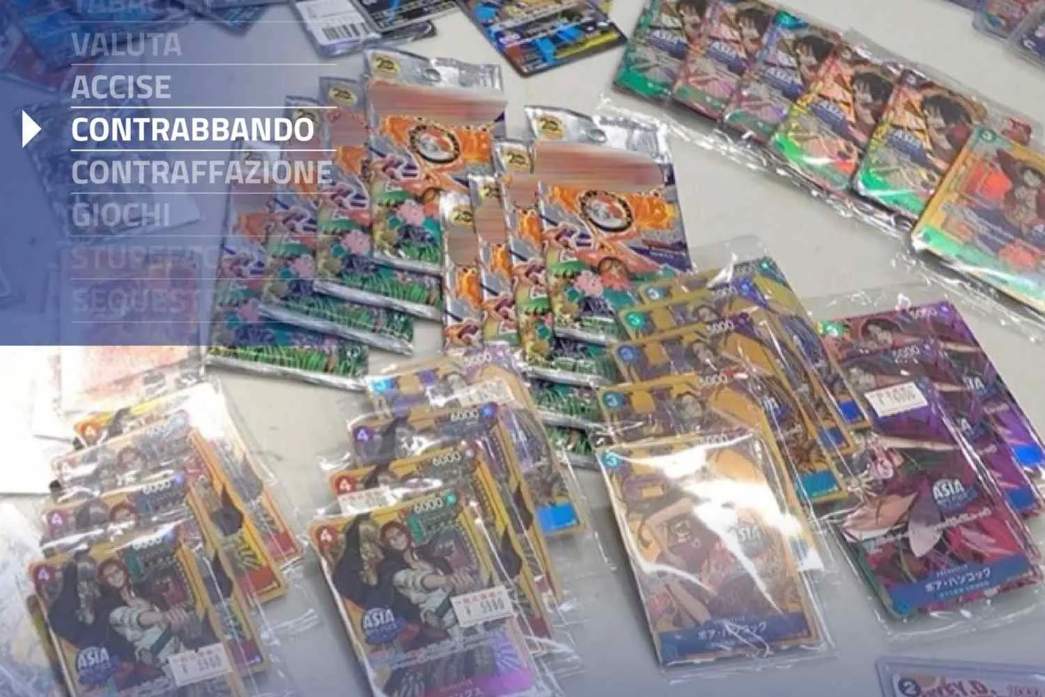 Nascondeva nel bagagliaio 605 carte Pokémon e One Piece: maxi sequestro da 27.000 euro a Malpensa