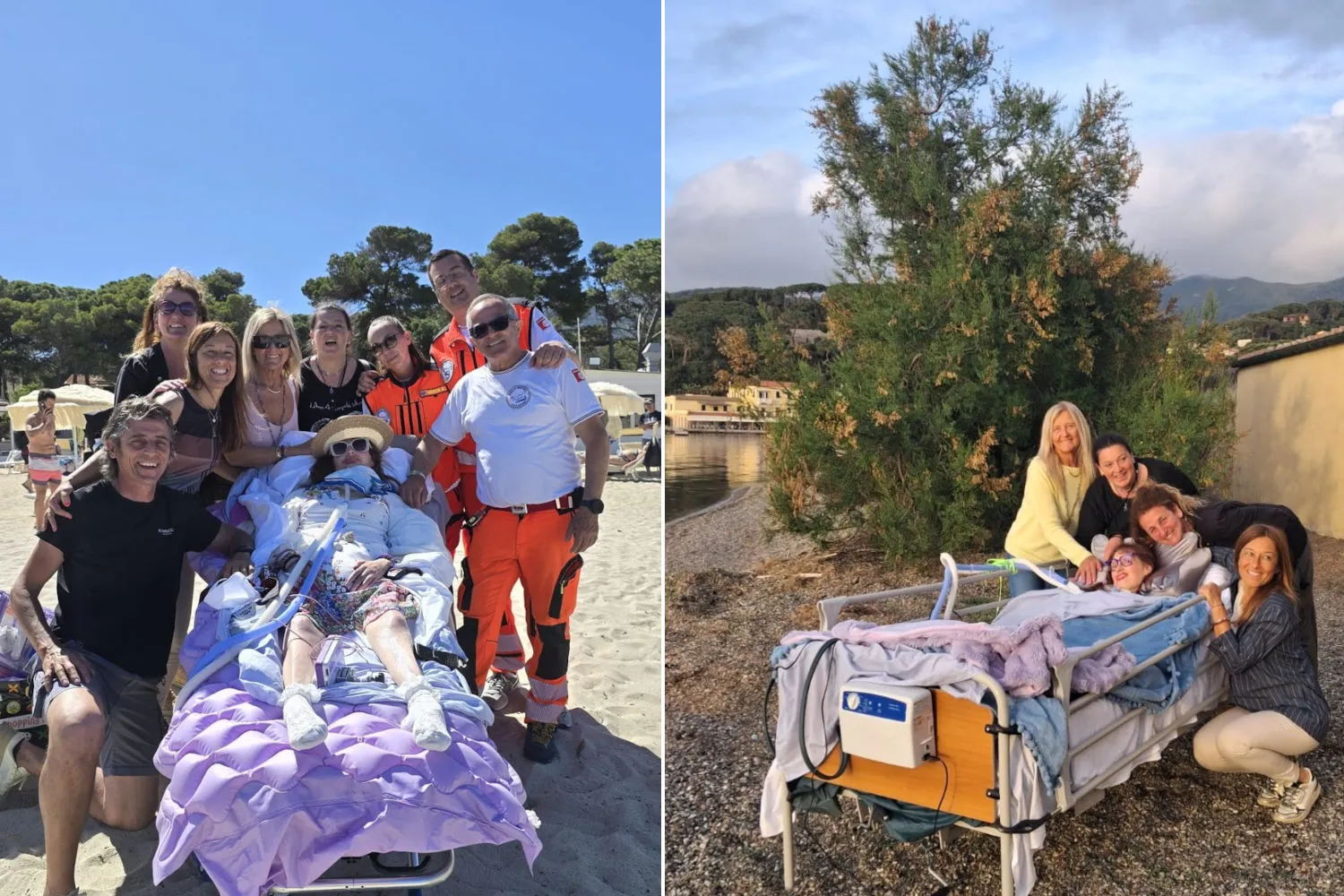 Valeria, affetta da Sla, realizza il sogno di visitare l’Isola d’Elba (grazie a una rete di solidarietà)