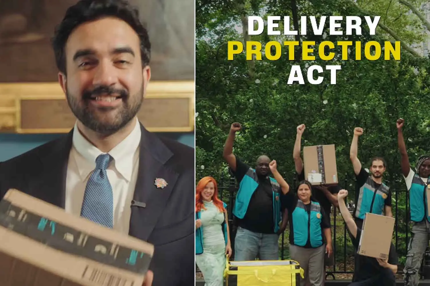 Il sindaco di New York sfida il modello Amazon: "basta appalti e mancanza di tutele, assumete i corrieri"
