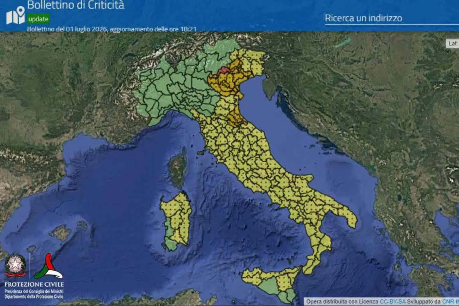 Meteo domani: allerta gialla a Roma e nel Lazio, in arrivo temporali e possibili grandinate