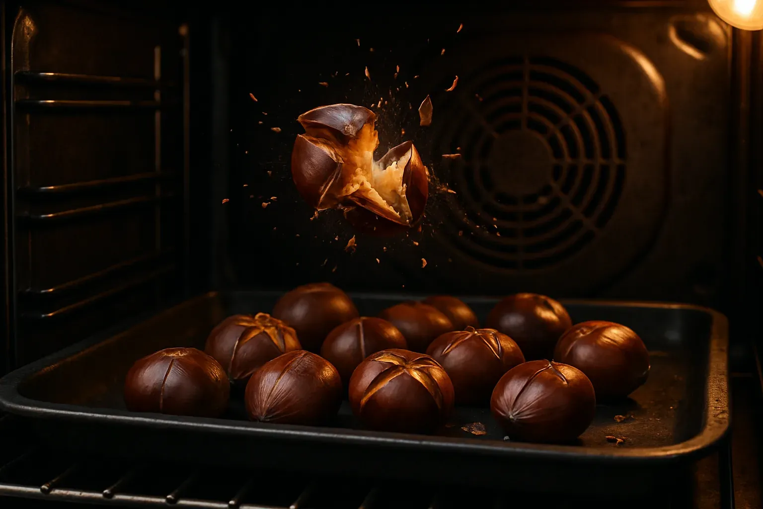 Castagne esplodono forno: perché e come evitarlo