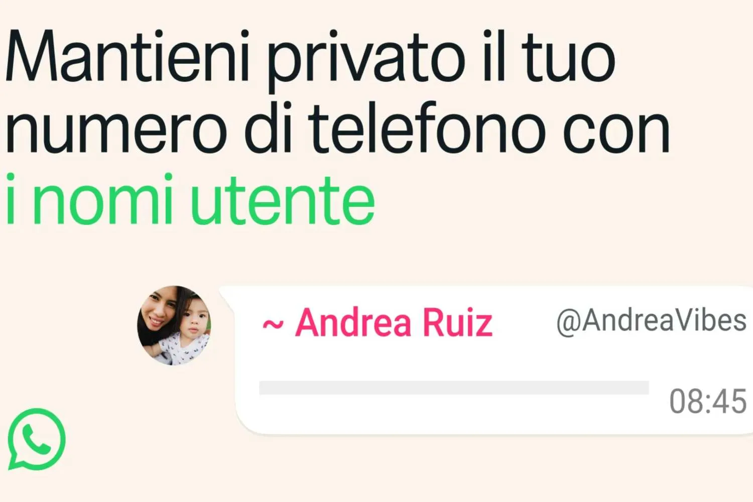 WhatsApp lancia gli username per chattare senza condividere il numero di telefono: come “prenotare” il tuo