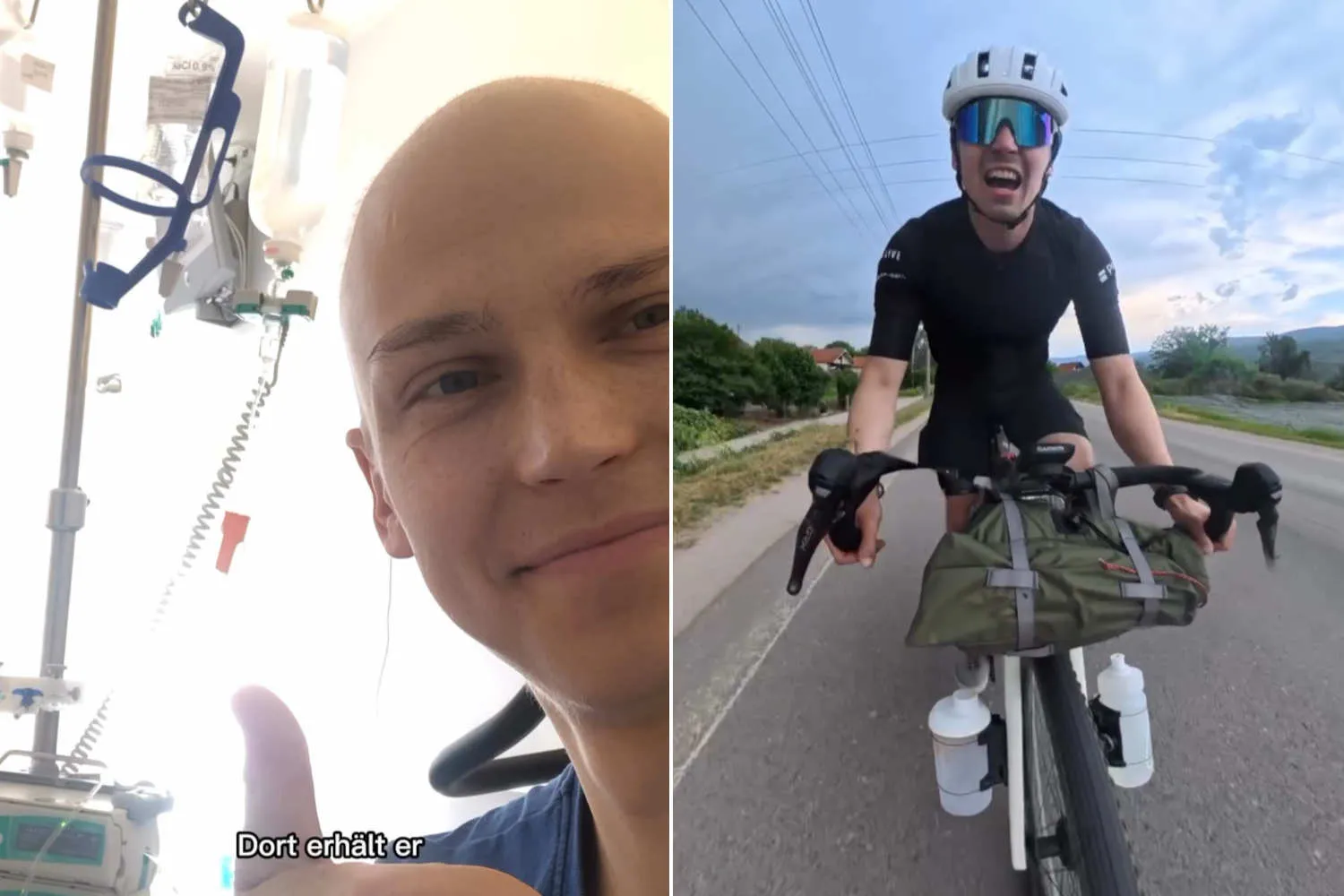 Da Berlino al Taj Mahal in bici: l'impresa di John per raccogliere fondi per giovani malati di cancro (dopo essere guarito da un sarcoma)