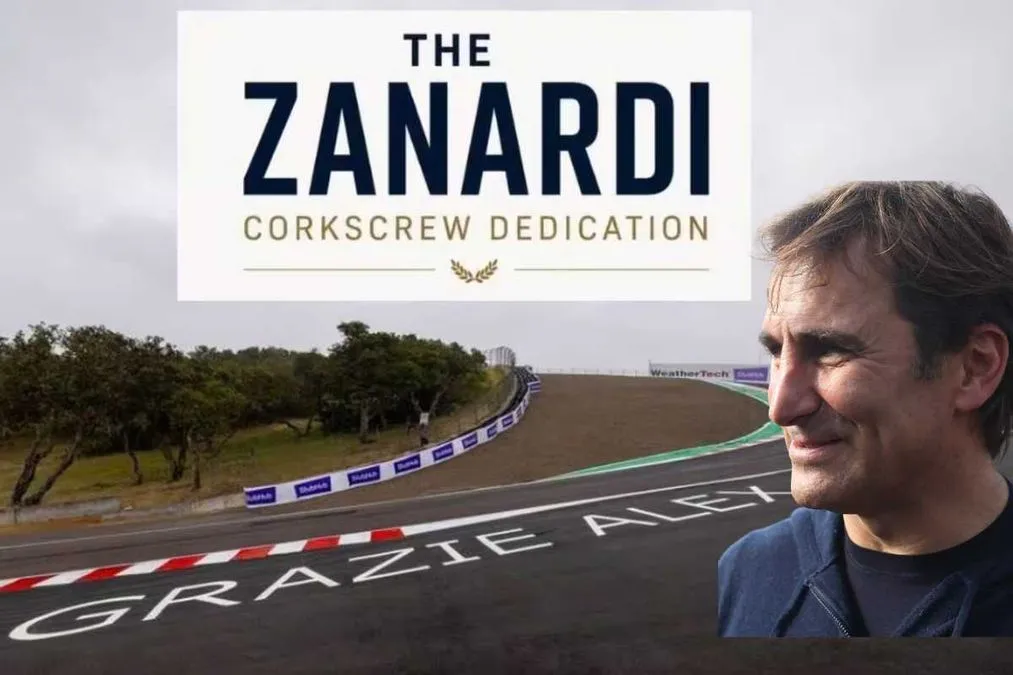 Il Cavatappi di Laguna Seca intitolato a Zanardi: tributo da brividi - HDmotori.it