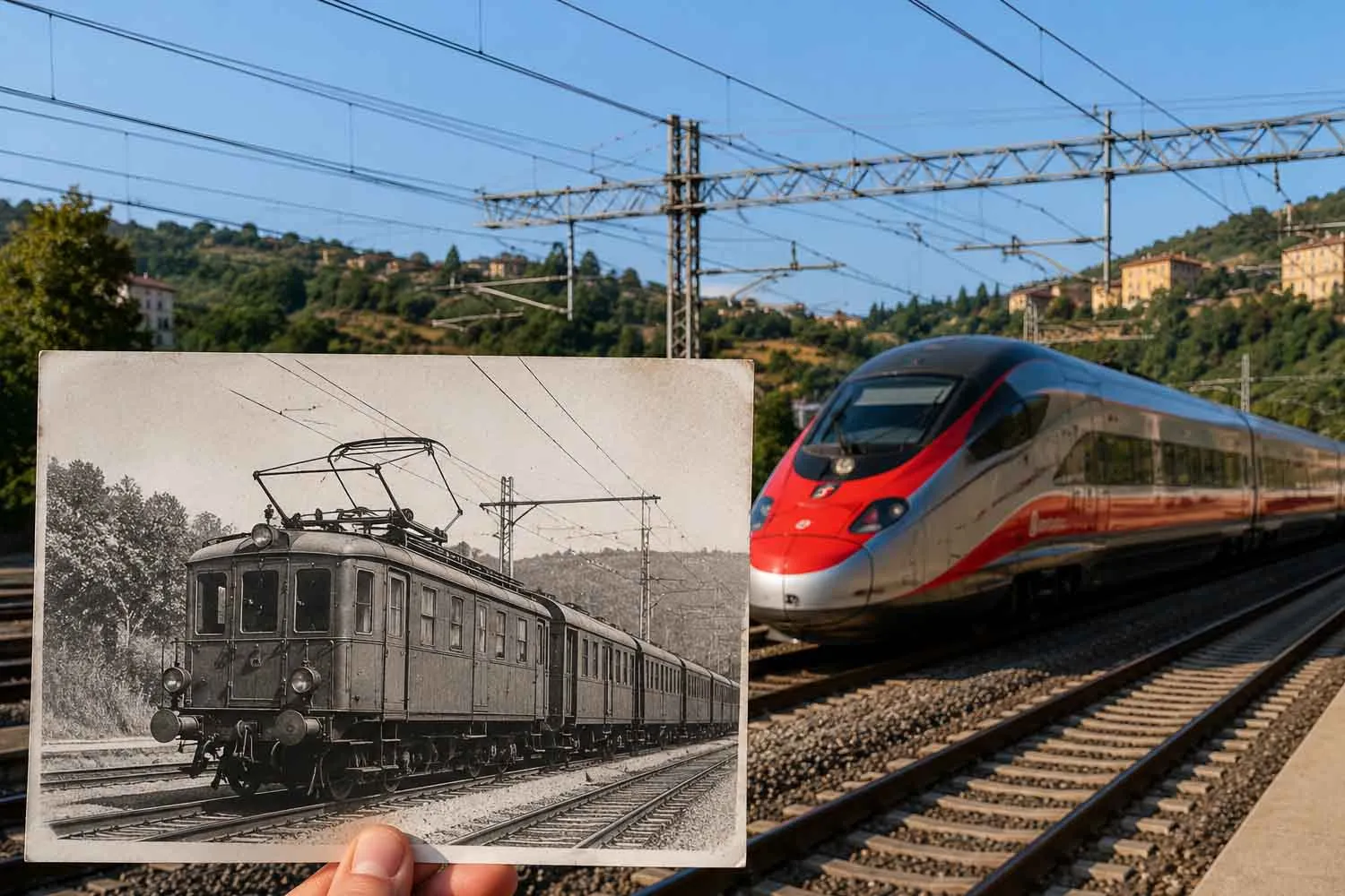L'Italia pioniera dei treni elettrici: una storia "green" iniziata prima della Seconda Guerra Mondiale