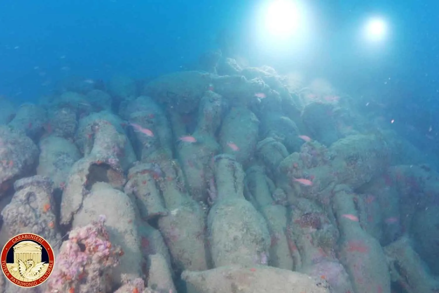Straordinario! Dal mare di Mazara del Vallo riemerge un relitto romano con centinaia di anfore