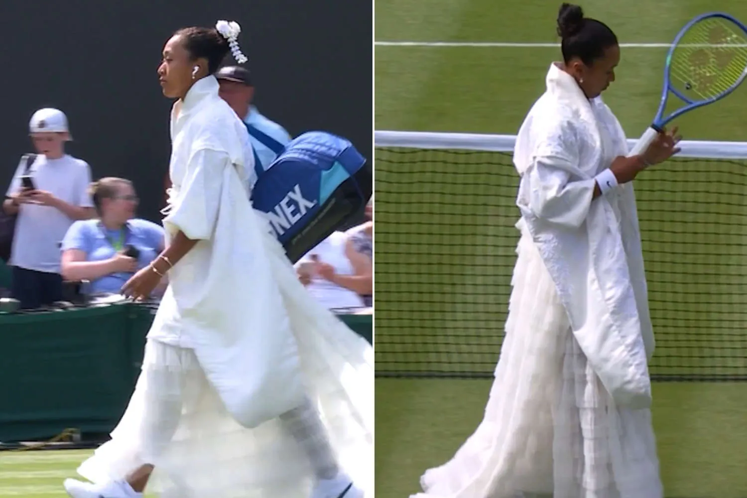 Naomi Osaka incanta Wimbledon con un abito ispirato alla tradizione giapponese (e sfida il razzismo e i tabù sulla salute mentale)