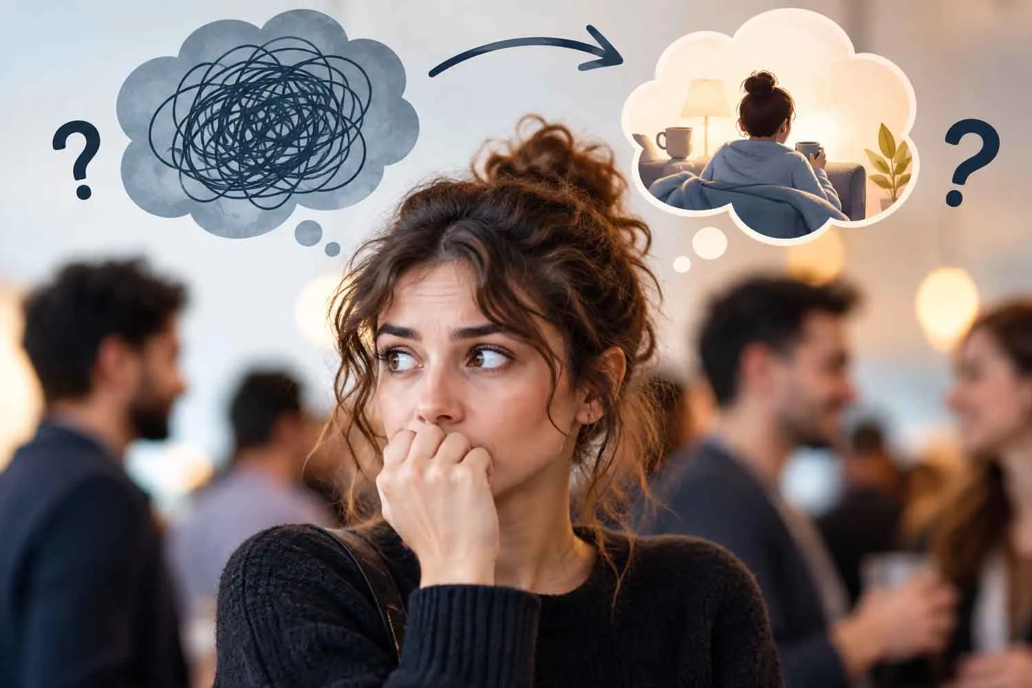 L'ansia ti assale? Queste 2 semplici domande possono aiutarti a ridimensionare i pensieri peggiori