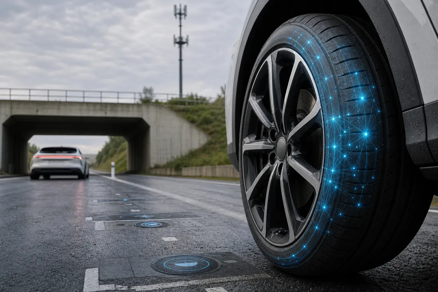Pneumatico intelligente sensori: Cyber Tyre di Pirelli