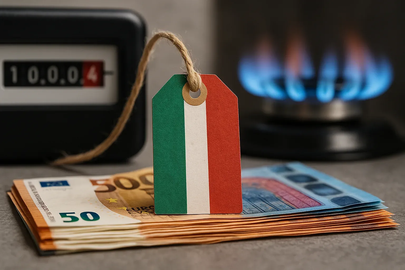 Prezzi elettricità gas Italia: il rapporto più alto d'Europa