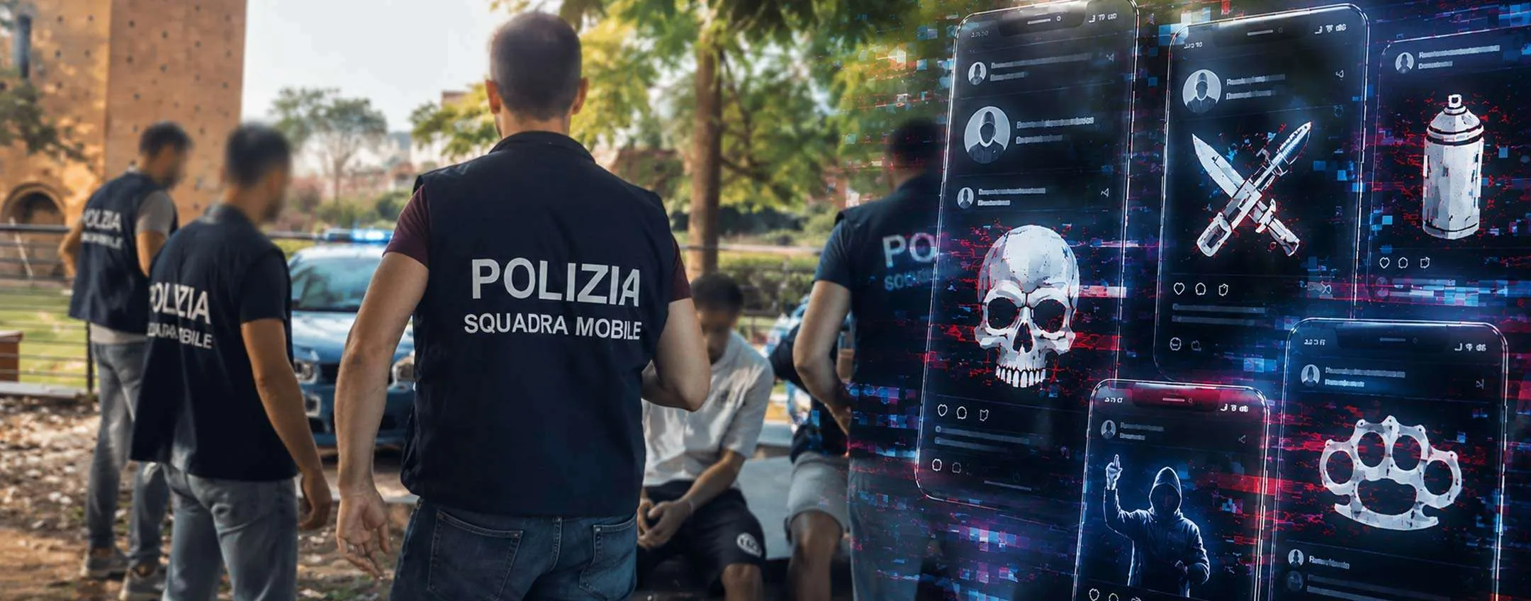 La Polizia colpisce le baby gang, facendo leva sui social