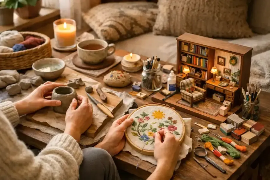 DIY e benessere, perché argilla, punch needle e book nook stanno diventando il rifugio creativo contro stress e iperconnessione – Ecoblog